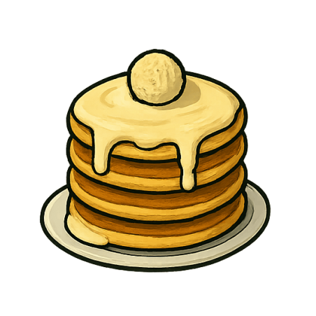 Pancakes raffaello