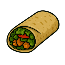 Wrap z kurczakiem
